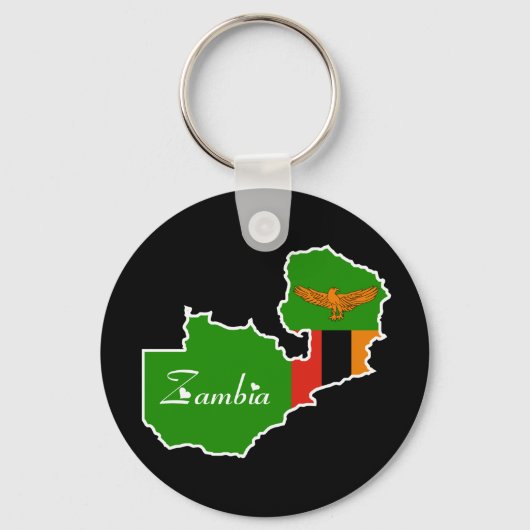 Porte-clés Porte - clé de Zambie (Recto)