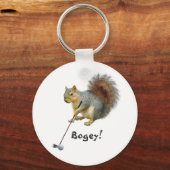 Porte-clés Porte - clé d'écureuil de golf (Recto)