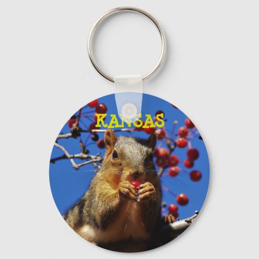 Porte-clés Porte - clé d'écureuil de queue Kansas Fox (Recto)