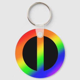 Porte-clés Porte - clé d'égalité d'arc-en-ciel