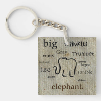 Porte-clés Porte - clé d'éléphant