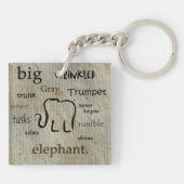 Porte-clés Porte - clé d'éléphant (Dos)