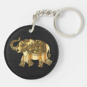 Porte-clés Porte - clé d'éléphant d'or (Dos)