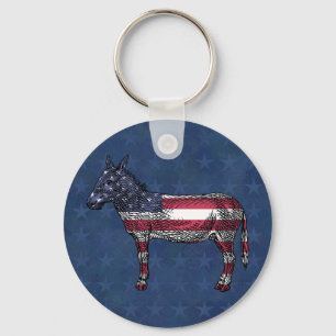 Porte-clés Porte - clé démocrate Donkey