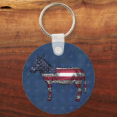 Porte-clés Porte - clé démocrate Donkey (Recto)