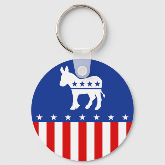 Porte-clés Porte - clé démocrate Donkey (Recto)