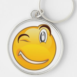 Porte-clés Porte - clé d'émoticône
