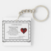 Porte-clés Porte - clé d'engagement (Dos)