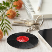 Porte-clés Porte - clé d'enregistrement de disque vinyle (Côté)