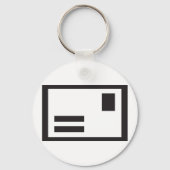 Porte-clés Porte - clé d'enveloppe noire (Recto)