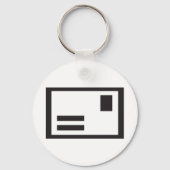 Porte-clés Porte - clé d'enveloppe noire (Verso)