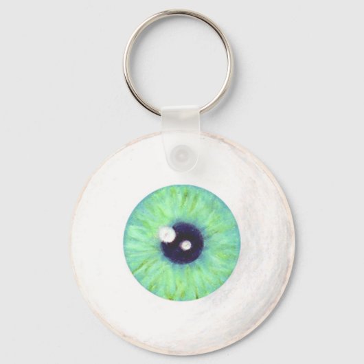 Porte-clés Porte - clé déplaisant Green Eyeball (Recto)