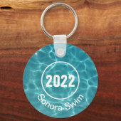 Porte-clés Porte - clé d'équipe de natation personnalisé (Recto)