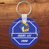 Porte-clés Porte - clé d'équipe de volley-ball (Recto)