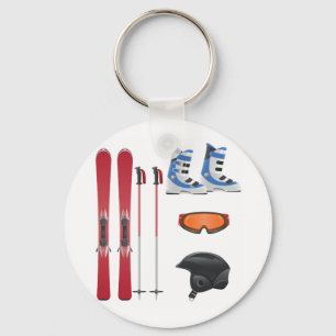 Porte-clés Porte - clé d'équipement de ski