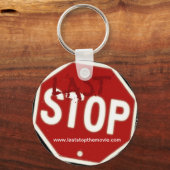 Porte-clés porte - clé "Dernier Stop" (Recto)