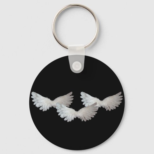 Porte-clés Porte - clé des ailes blanches (Recto)
