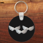 Porte-clés Porte - clé des ailes blanches (Recto)