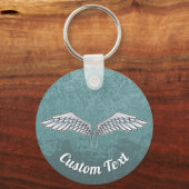 Porte-clés Porte - clé des ailes gris-bleu (Recto)