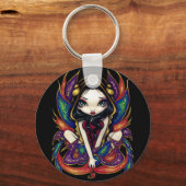 Porte-clés porte - clé des "ailes magnifiques" (Recto)