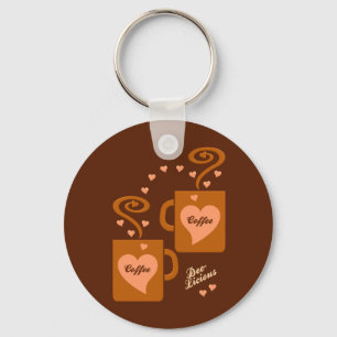 Porte-clés Porte - clé des amateurs de café, personnaliser