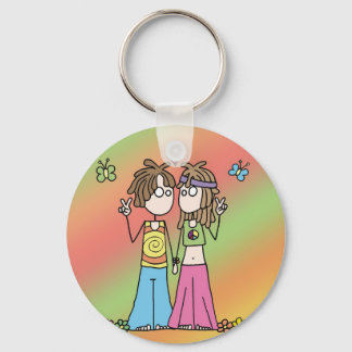 Porte-clés Porte - clé des amateurs d'hippie