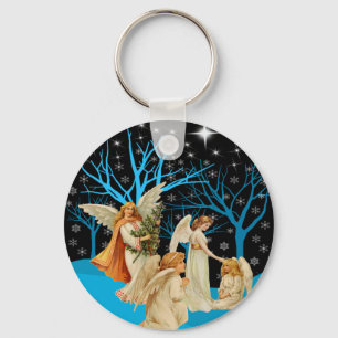 Porte-clés Porte - clé des Anges d'hiver
