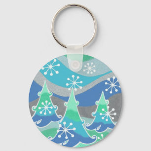 Porte-clés Porte - clé des arbres d'hiver