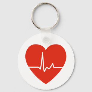 Porte-clés Porte - clé des battements cardiaques