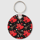 Porte-clés Porte - clé des Coeurs rouges français (Recto)