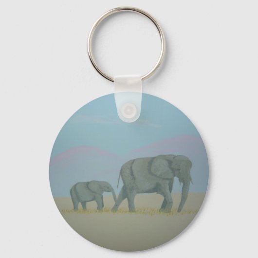 Porte-clés Porte - clé des éléphants (Recto)