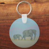 Porte-clés Porte - clé des éléphants (Recto)