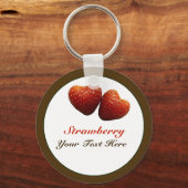 Porte-clés Porte - clé des fraises (Recto)