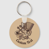 Porte-clés Porte - clé des icônes Rebetiko (Recto)