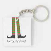 Porte-clés Porte - clé des jambes d'elfes de Noël - Costume r (Dos)