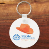 Porte-clés Porte - clé des limites CISV d'Austin (Verso)