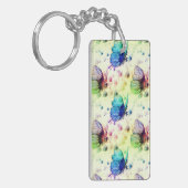 Porte-clés Porte - clé des papillons aquarelle (Devant gauche)
