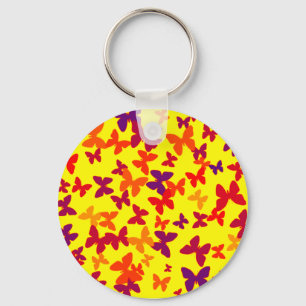 Porte-clés Porte - clé des papillons d'été