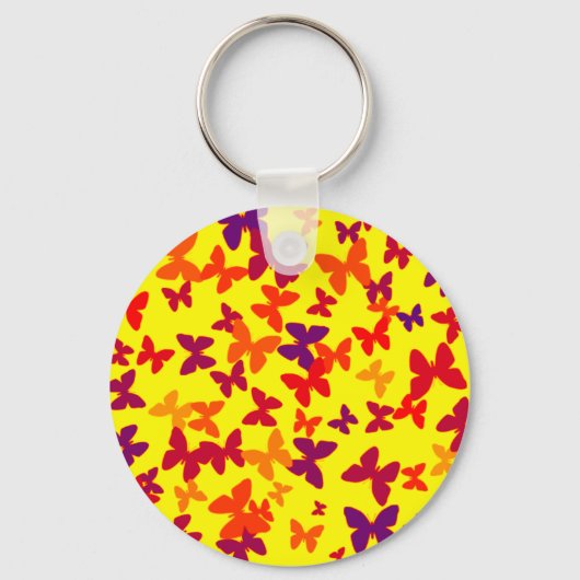 Porte-clés Porte - clé des papillons d'été (Recto)