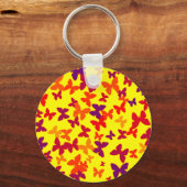 Porte-clés Porte - clé des papillons d'été (Recto)