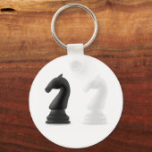 Porte-clés Porte - clé des pièces d'échecs du chevalier (Recto)