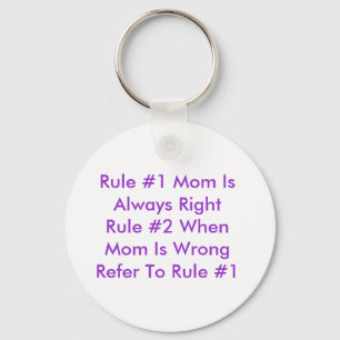 Porte-clés Porte - clé des règles de maman