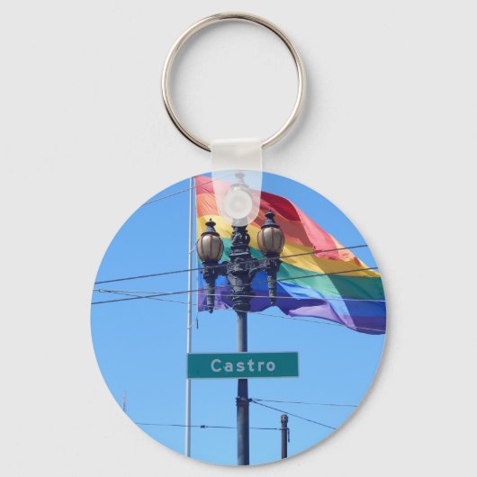 Porte-clés Porte - clé des signes de la rue Castro San Franci (Recto)