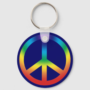 Porte-clés Porte - clé des signes de paix aux couleurs de Ch