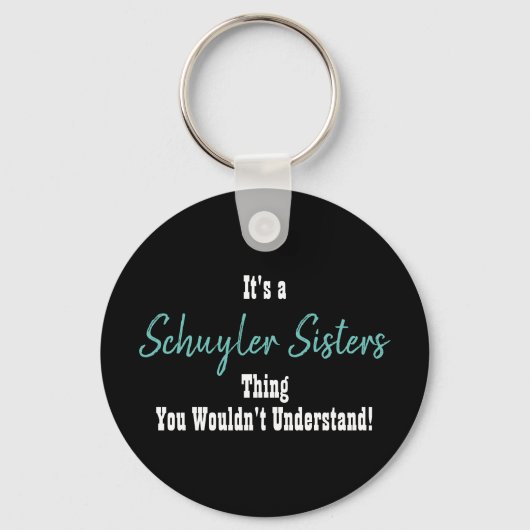 Porte-clés Porte - clé des soeurs Schuyler (Recto)