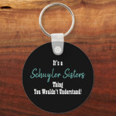 Porte-clés Porte - clé des soeurs Schuyler (Recto)
