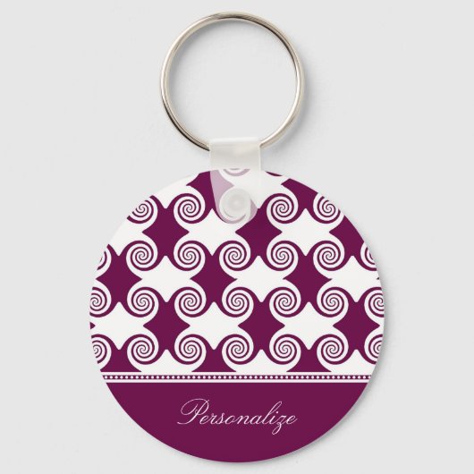 Porte-clés Porte - clé des tourbillons de vin (Recto)