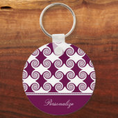 Porte-clés Porte - clé des tourbillons de vin (Recto)