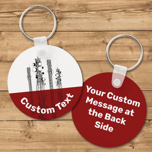 Porte-clés Porte - clé des tours de communication