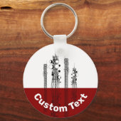 Porte-clés Porte - clé des tours de communication (Recto)